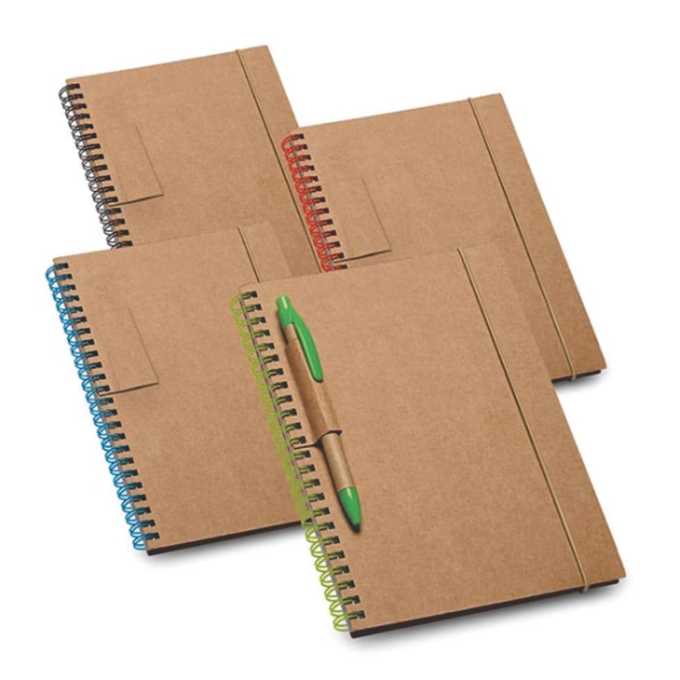 Bloco de Anotações em Papel Reciclado Personalizado Para Brinde