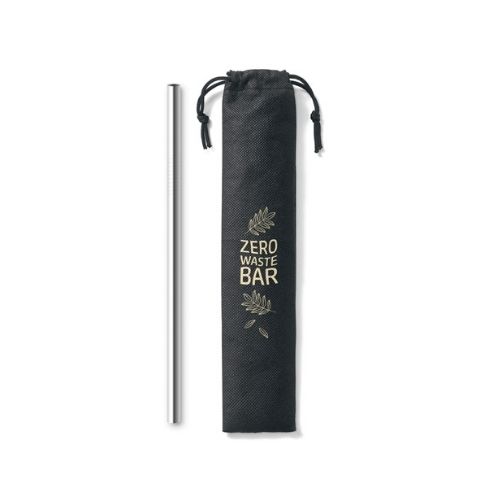Canudo de metal grosso personalizado