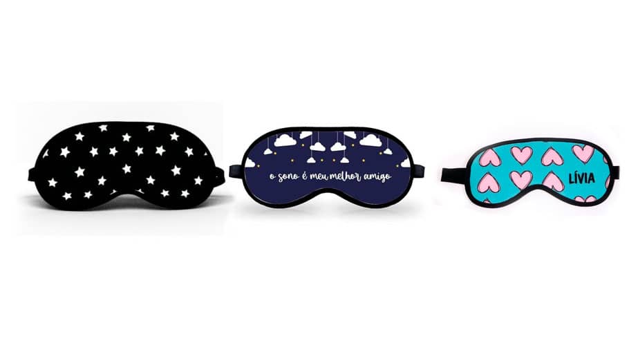 Mascara de Dormir Personalizada Dia Das Mães