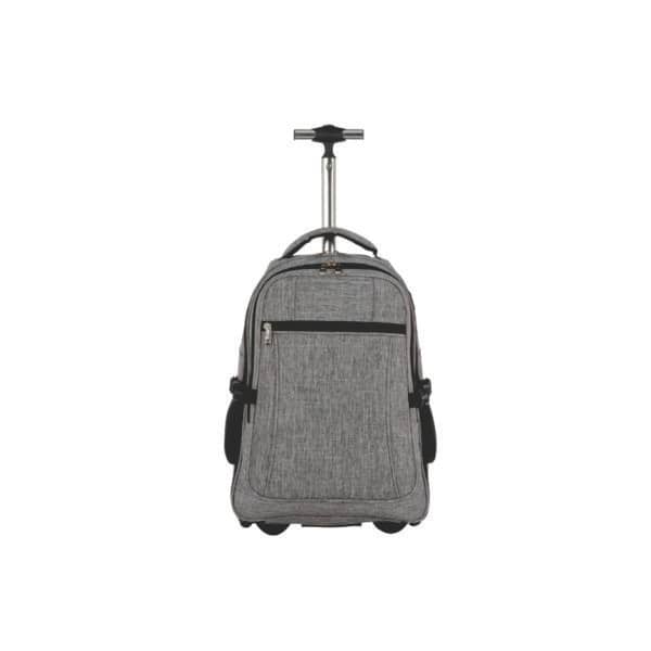 Mochila Mônaco com Rodinhas e USB Personalizada
