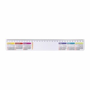 Régua pvc personalizada