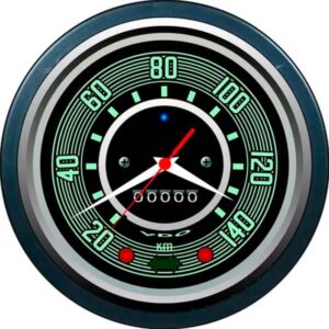 Relógio De Parede Personalizado Velocímetro Fusca Volks 24cm