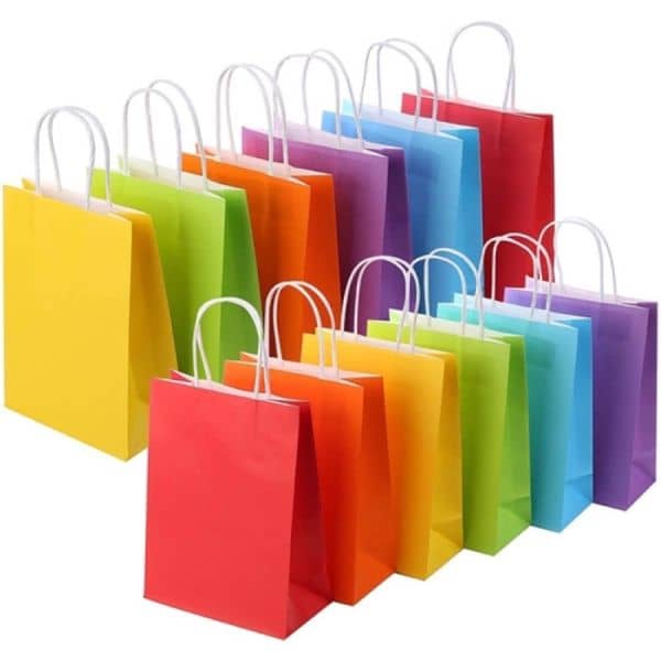 Sacolas Papel Personalizadas Com Logo 18x09x22