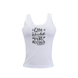 Camiseta Regata Feminina Personalizada