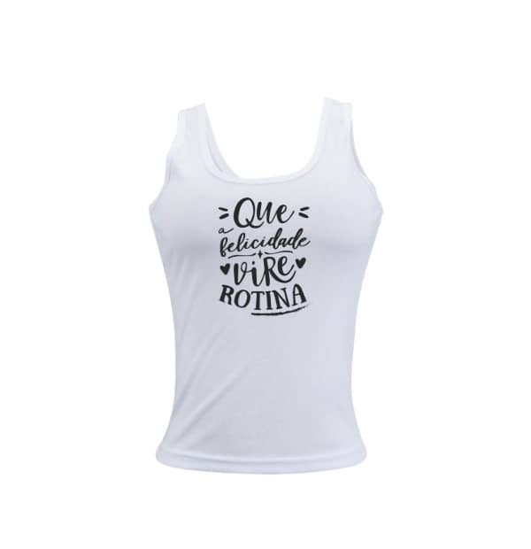 Camiseta Regata Feminina Personalizada