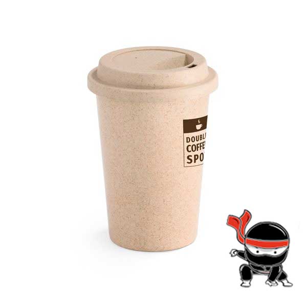 Copo térmico com tampa personalizado