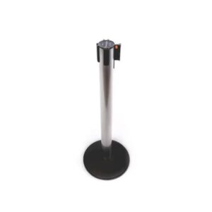 Pedestal de Fila Easyline com Base e Fita Preta