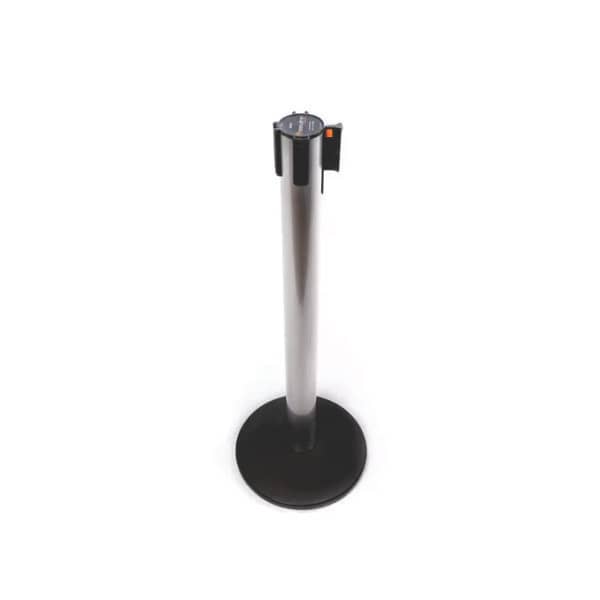 Pedestal de Fila Easyline com Base e Fita Preta