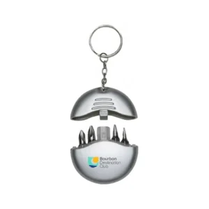 Chaveiro com kit de ferramenta personalizado 4 peças