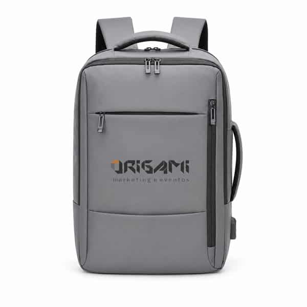 Mochila Personalizada em Couro Sintético USB 25L