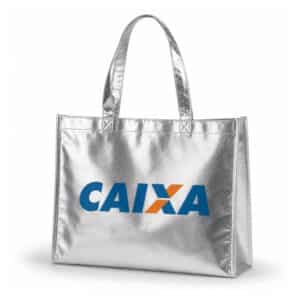 100 Sacolas Tnt Metalizada Grande